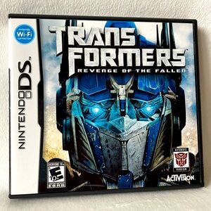 Nintendo DS Transformers Revenge of the Fallen Video Game, Manual & Case